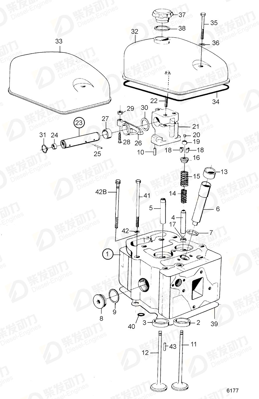 volvo penta Gasket 469327 Drawing volvo penta Gasket 469327 Drawing